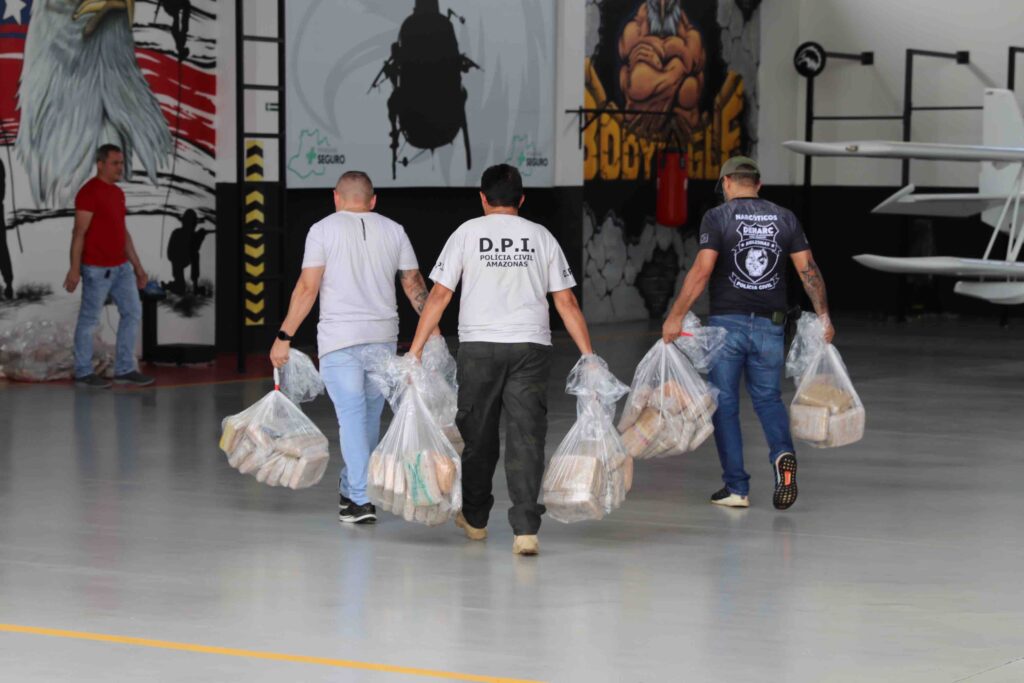 Amazonas apreendeu mais de 110 toneladas de entorpecentes nos últimos cinco anos 2 FOTO CARLOS SOARES SSP AM DROGA APREENDIDA 1024x683 1