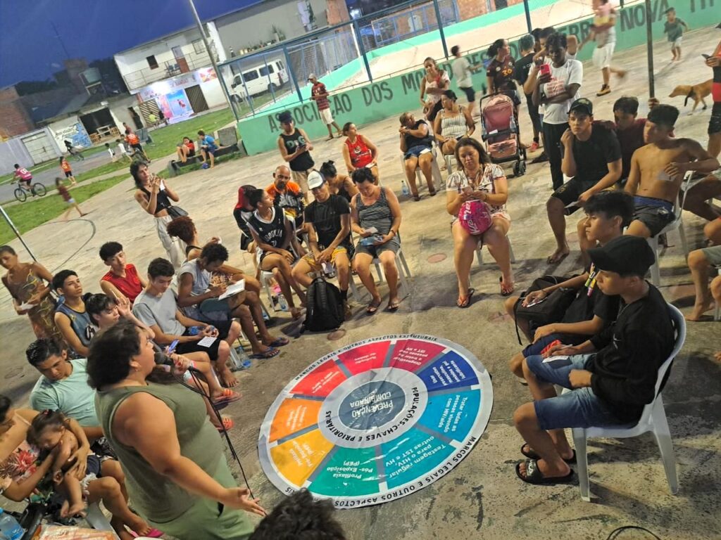 Dezembro Vermelho: Oficina encerra programação da campanha na prevenção ao HIV/Aids no Amazonas 2 FVS RCP Roda de conversa FOTO Divulgacao OSCs 1024x768 1