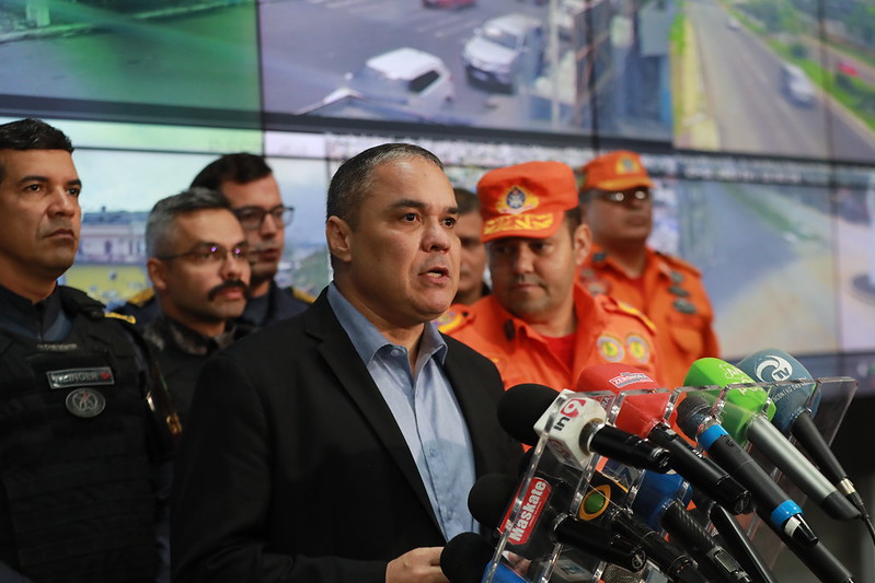 Governo do Amazonas apresenta esquema de segurança para o Réveillon no Largo 2 Foto Antonio Lima 1 Titular da SSP Cel Vinicius Almeida