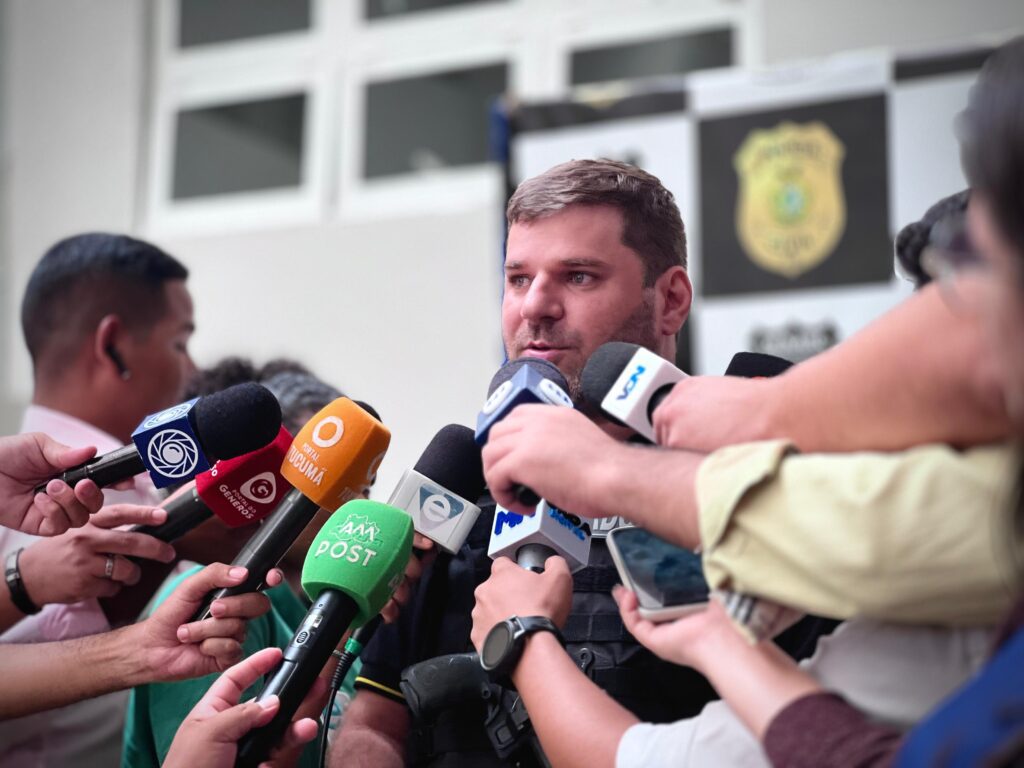 PC-AM deflagra 2ª fase da Operação Liberdade e prende mais dois integrantes de organização criminosa 2 PC AM DELEGADO FABIO ALY FOTO LYANDRA PERES 4 1024x768 1