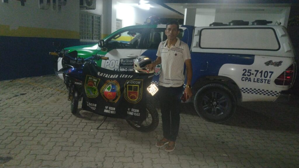 Polícia Militar do Amazonas recupera cinco veículos com restrição de roubo 2 PMAM 14a CICOM LOCALIZA MOTOCICLETA FOTOS DIVULGACAO PMAM 1024x576 1