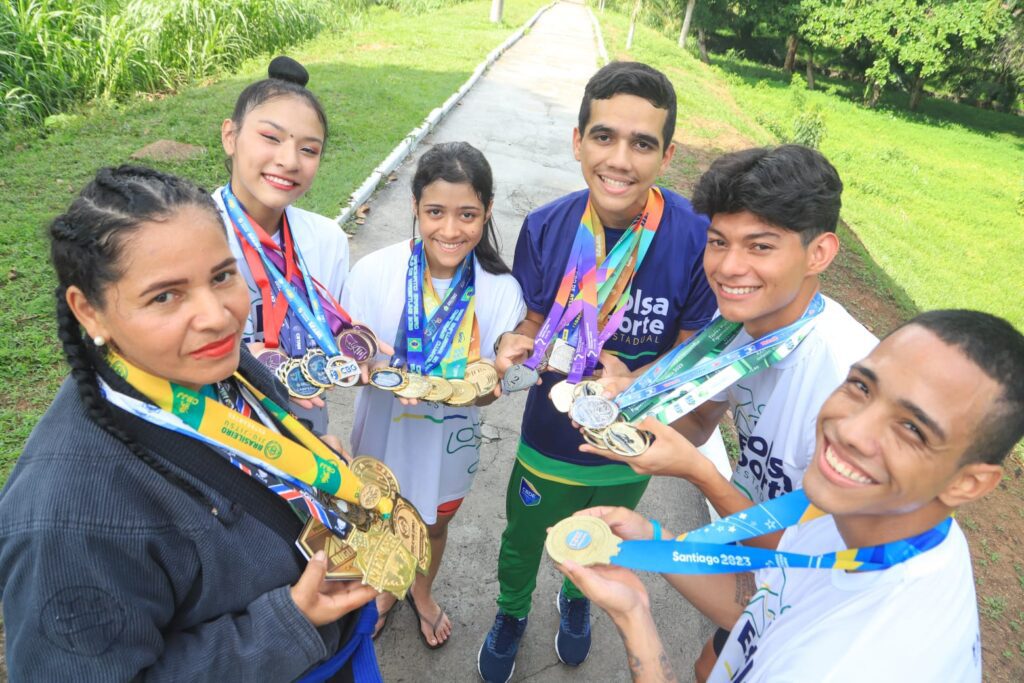 Bolsa Esporte Estadual: Governo do Amazonas impulsiona atletas e paratletas ao eixo esportivo internacional 2 SEDEL Atletas do Bolsa Esporte 2 FOTO Julcemar Alves 1024x683 1
