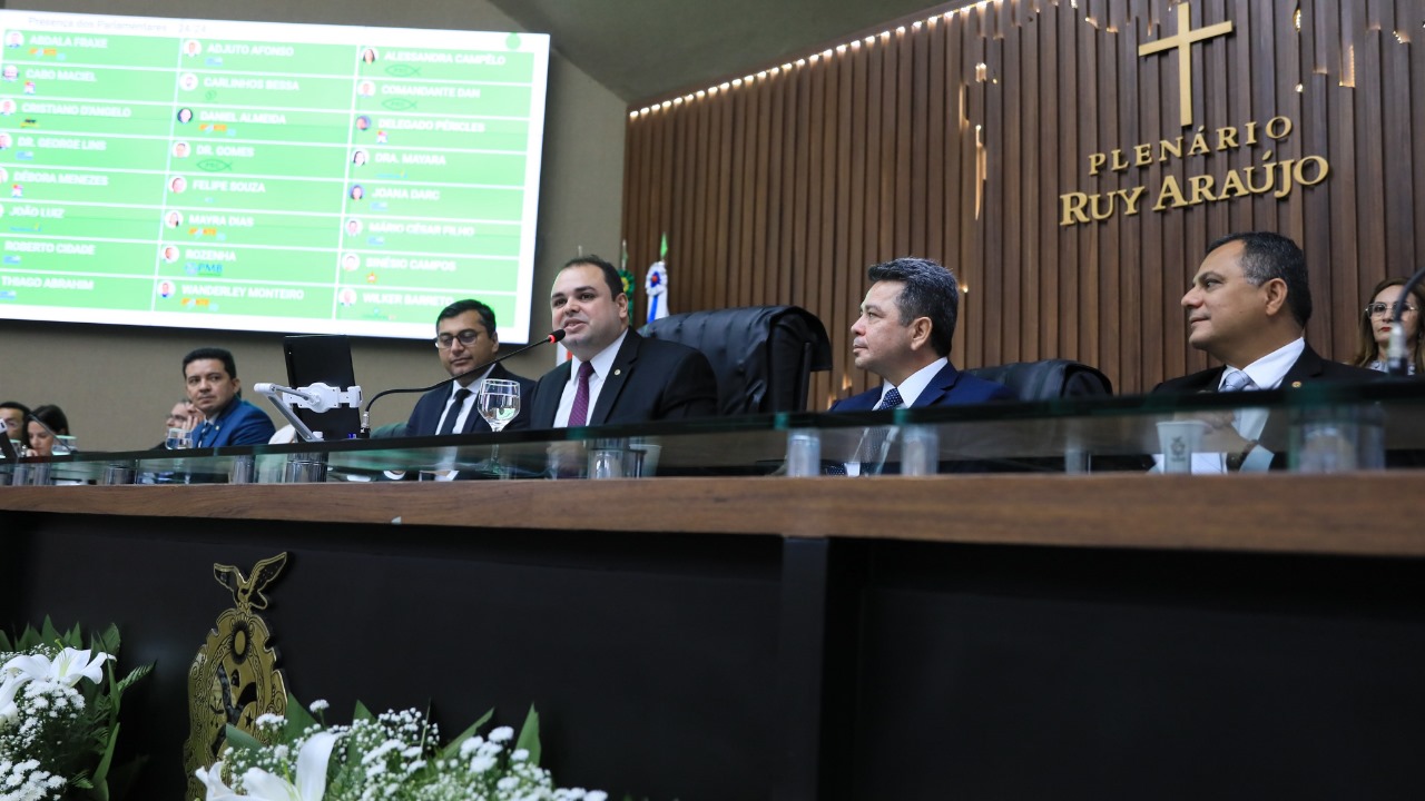 Assembleia Legislativa realiza a abertura solene dos trabalhos da 20a Legislatura com a leitura da Mensagem Anual do governador