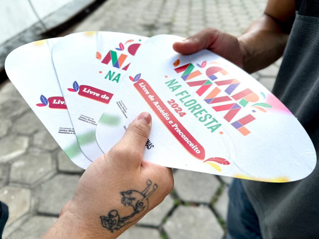 Carnaval na Floresta: campanha contra o assédio e violência terá postos de acolhimento e orientação para brincantes 2 Carnaval na Floresta 2024 Fotos Ygson Franca Sejusc 3 1024x768 1
