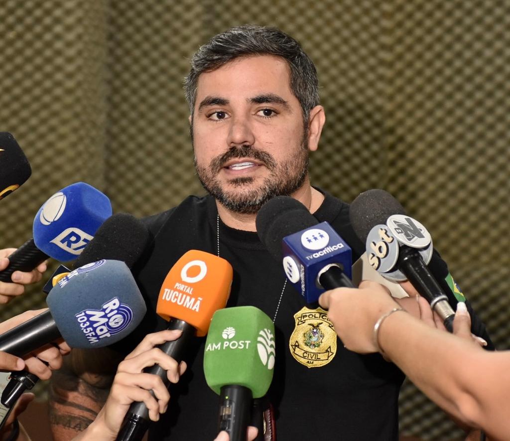 Operação Refratário: homem é preso por fornecer armas e transportar drogas para outros estados do Brasil 2 DELEGADO CICERO TULIO FOTO ERLON RODRIGUES 4