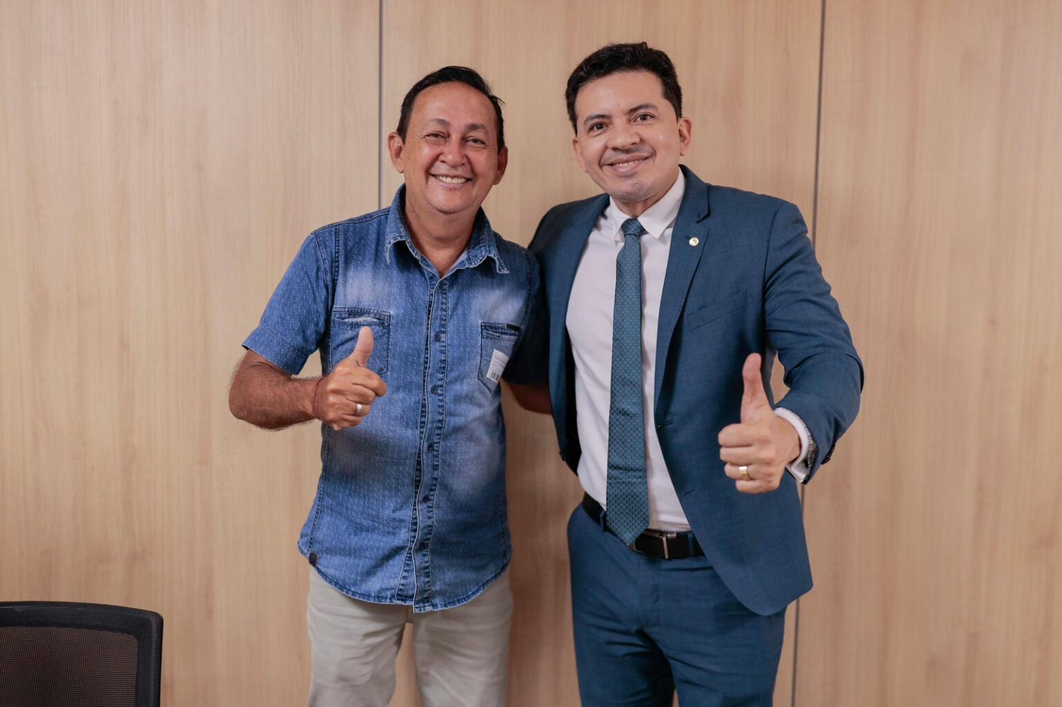 Deputado Pericles e vereador Baba Tupinamba
