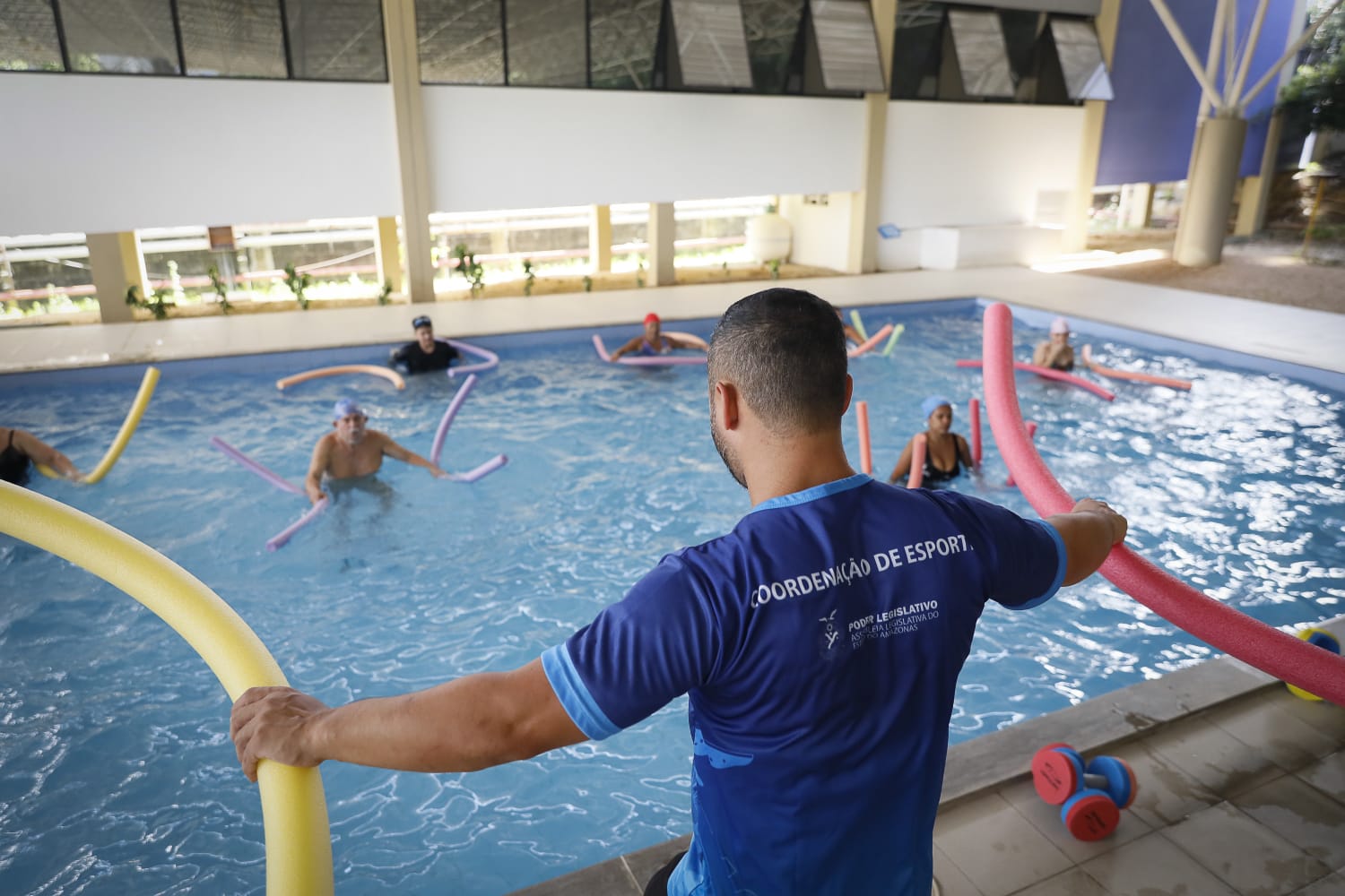 Diretoria de Esportes da Aleam reforca oferta de atividades fisicas para servidores