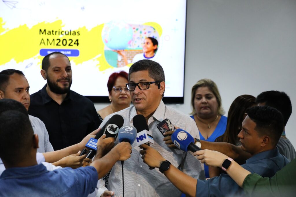 Matrículas 2024: Mais de 41 mil reservas de vagas para novos alunos são realizadas nas primeiras horas da abertura do processo 3 Educacao Matriculas 2024 Coletiva Fotos Euzivaldo Queiroz 2 1024x682 1