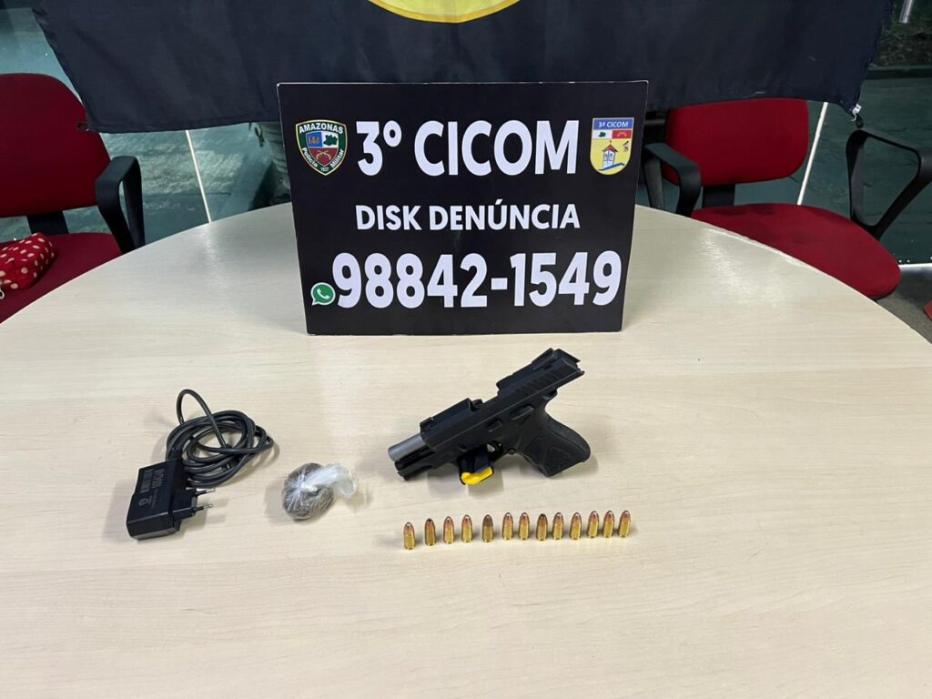 Três homens são presos com armas e munições pela Polícia Militar do Amazonas 2 PMAM 3SCICOM ARMA DE FOGO 1024x768 1