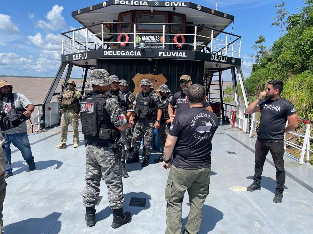 Forças de Segurança mantém patrulhamento nos rios reforçado 5 SSP AM BASES FOTOS CARLOS SOARES SSP AM