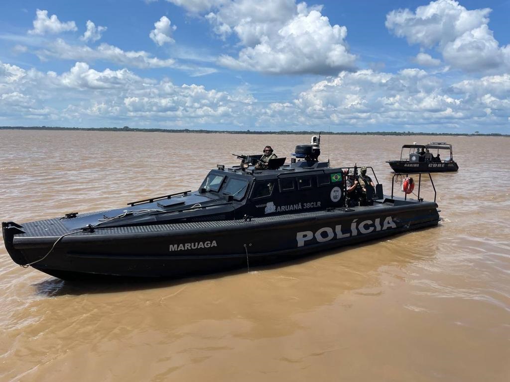 Forças de Segurança mantém patrulhamento nos rios reforçado 4 SSP AM BASES FOTOS CARLOS SOARES SSP AM 02