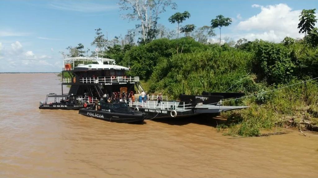 Forças de Segurança mantém patrulhamento nos rios reforçado 3 SSP AM BASES FOTOS CARLOS SOARES SSP AM 03