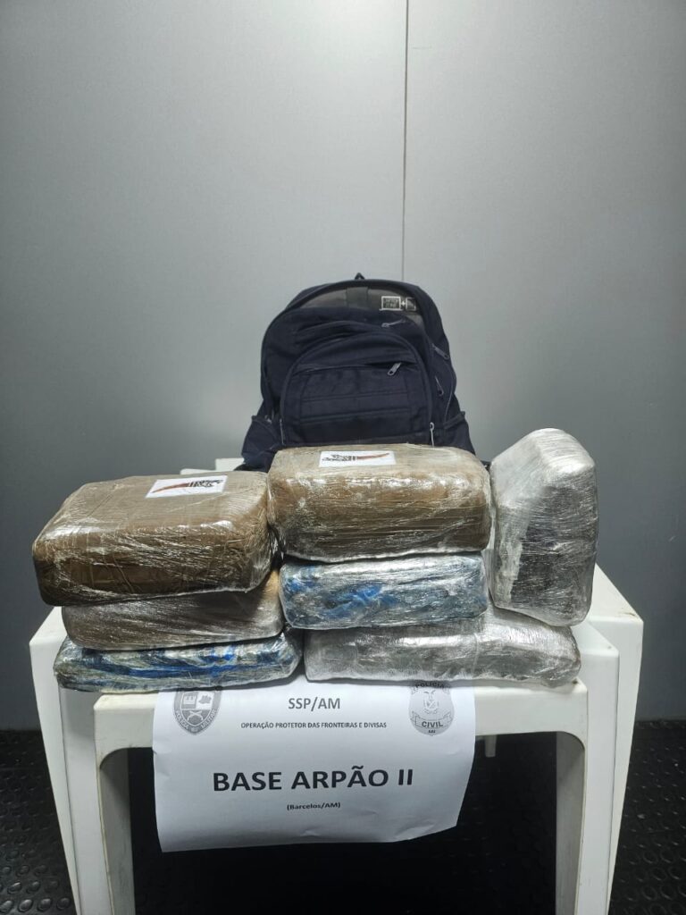 Base Arpão 2: SSP-AM apreende 10 quilos de entorpecentes avaliados em cerca de R$ 200 mil 2 SSP AM FOTOS DIVULGACAO SSP AM 768x1024 1