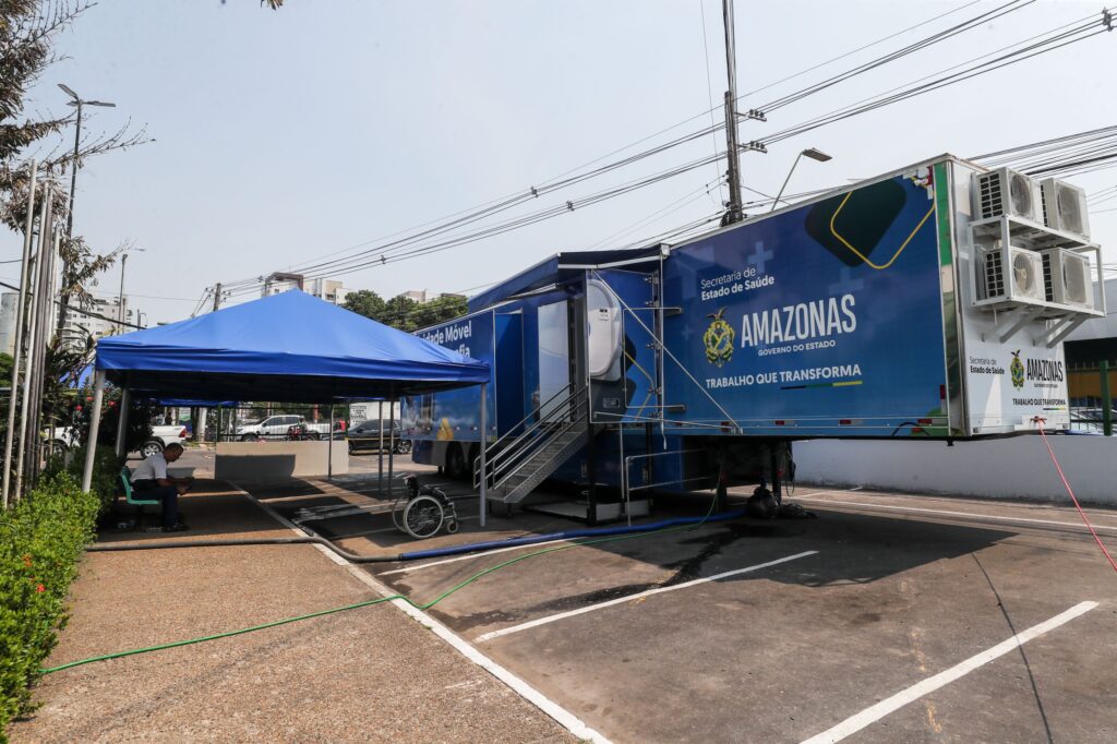 Carreta de Apoio à Saúde vai atender na maternidade Ana Braga 2 Unidade movel de saude Fotos Douglas Santos 2 1024x682 1
