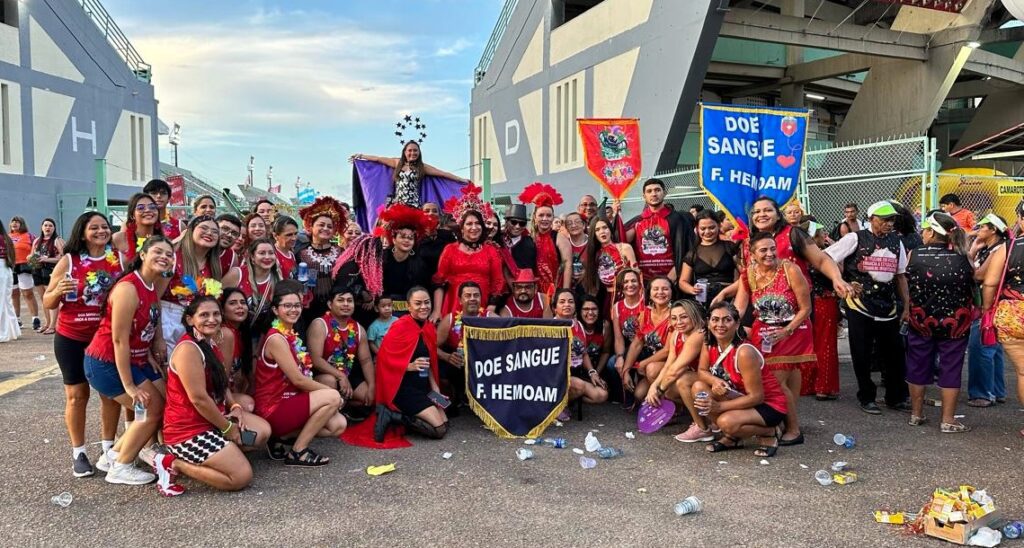 Carnaval na Floresta: Saúde combina folia com prevenção a doenças no Sambódromo de Manaus 3 FVS RCP Bloco da Prevencao FOTO Anne Alves FVS RCP 1024x548 1