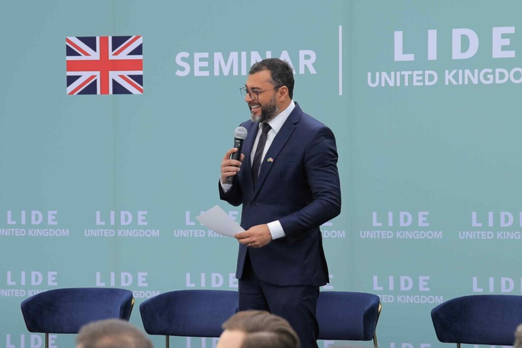 Wilson Lima apresenta potencial do mercado de carbono do Amazonas a investidores ingleses e instituições financeiras 9 Lide Maurilio 8 1024x683 1