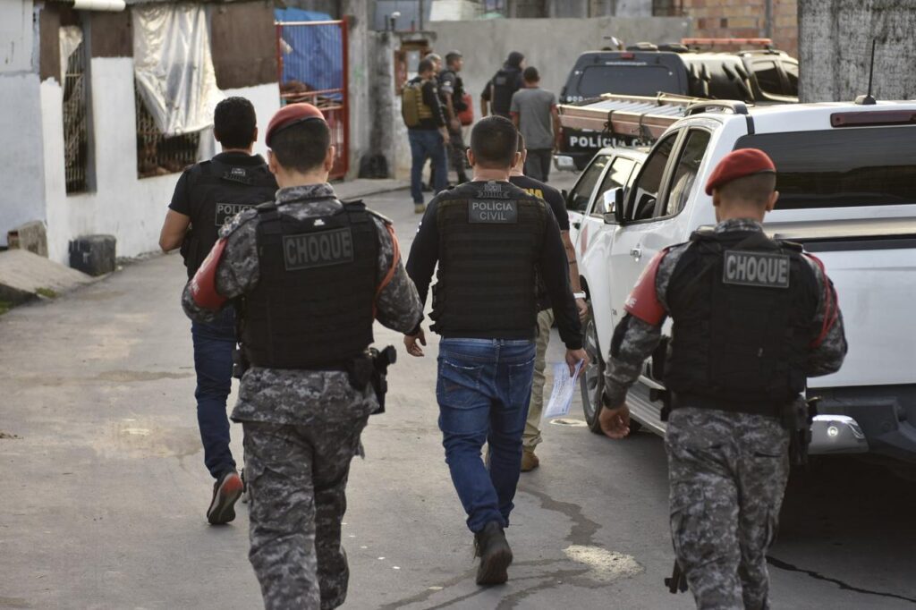 Forças de Segurança deflagram operação voltada ao combate a uma organização criminosa no Nossa Senhora de Fátima 2 PCAM OPERACAO INTEGRADA FOTO ERLON RODRIGUES 1 1024x682 1
