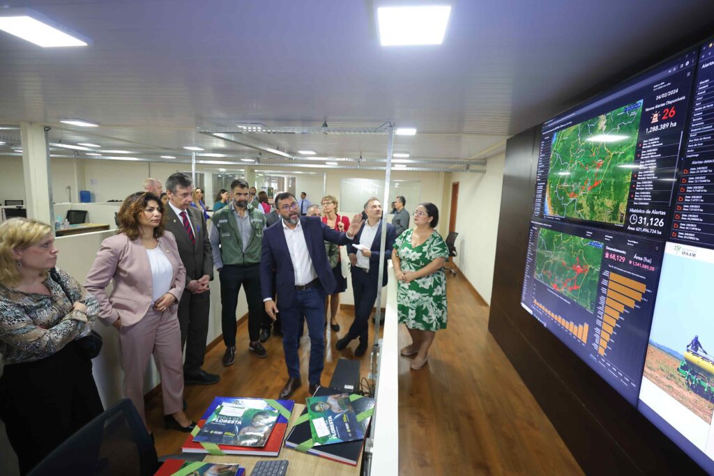 Em reunião com parlamentares alemães, Wilson Lima destaca importância do apoio de países mais ricos para preservação da Amazônia 5 Reuniao com parlamentares da Alemanha Foto Diego Peres 6 1024x683 1