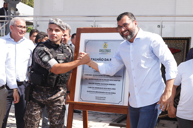 Wilson Lima inaugura novo batalhão da Rocam e destaca preparo das forças de segurança para atender a população 2 Rocam Foto Arthur Castro 2
