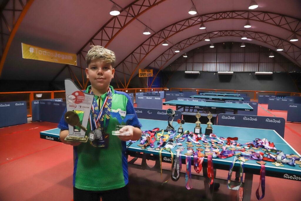 Promessa do tênis de mesa amazonense disputará etapa nacional do TMB Platinum 3 SEDEL Argemiro Mory do Tenis de Mesa 2 FOTO Julcemar Alves Sedel 1024x683 1