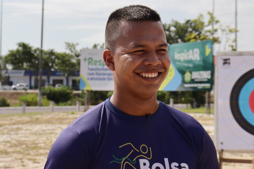 Arqueiro indígena busca título inédito para o Amazonas no Mundial de Forças Armadas 4 SEDEL Gustavo dos Santos e atleta de tiro com arco ha mais de 10 anos FOTO Davi Lacerda 1024x682 1