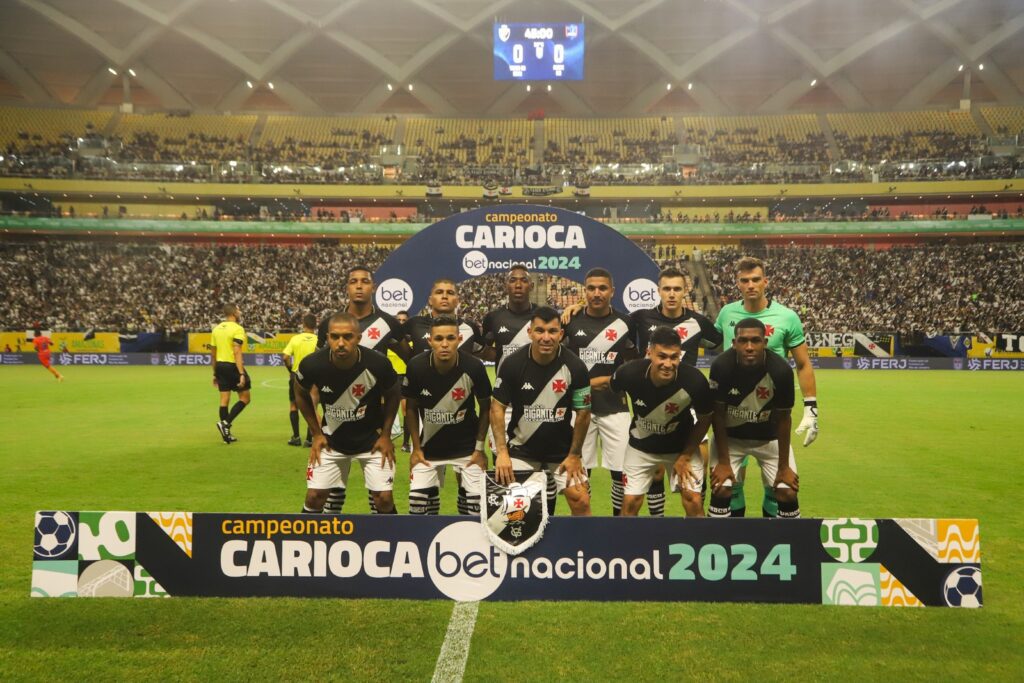 Arena da Amazônia recebe público superior a 21 mil pessoas na partida entre Vasco e Audax 4 SEDEL Jogadores do Vasco da Gama FOTO Julcemar Alves 1024x683 1