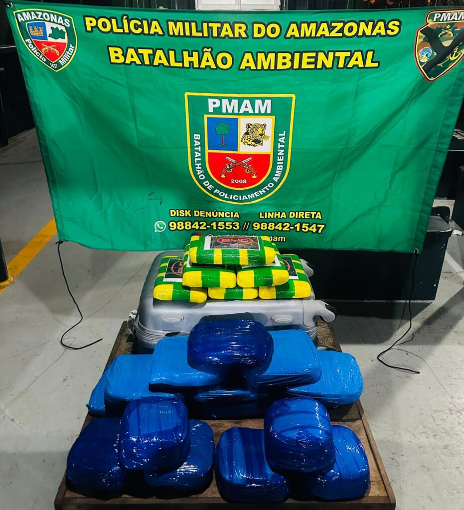 Forças de Segurança do Amazonas apreenderam mais de 7 toneladas de entorpecentes neste ano 3 SSP AM MATERIAL APREENDIDO FOTOS DIVULGACAO SSP AM 931x1024 1