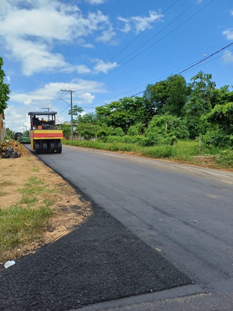 Sistema viário de Boa Vista do Ramos recebe pavimentação 2 Seinfra Boa Vista do Ramos1 768x1024 1