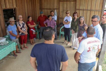 Agricultores de Lindóia recebem comitiva do Instituto Politécnico de Coimbra por iniciativa do Núcleo de Relações Internacionais da Aleam