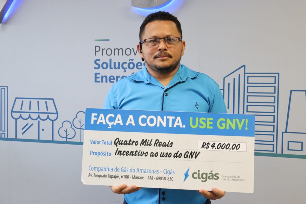 Campanha “Faça a Conta. Use GNV!” chega a R$ 64 mil em incentivos concedidos a motoristas 4 CIGAS Beneficiado campanha Faca a Conta Use GNV Ivaldo Martins Credito Cristiana Gomes CIGAS 1024x683 1