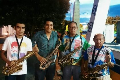 Cultura Fidel Garca e saxofonistas Beiradao 1 Divulgacao 1024x698 1