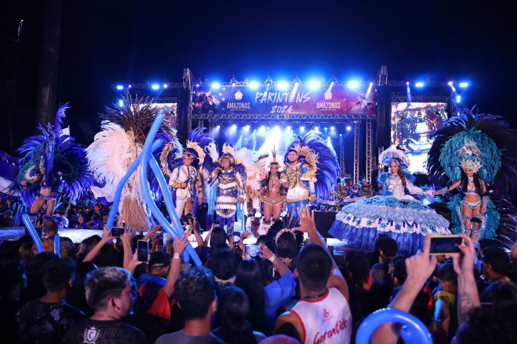 Noite de Caprichoso e Garantido confirma o sucesso do lançamento do 57º Festival de Parintins, no Bumbódromo 5 Cultura Lancamento PIN Caprichoso 2 Eduardo Melo 1024x682 1