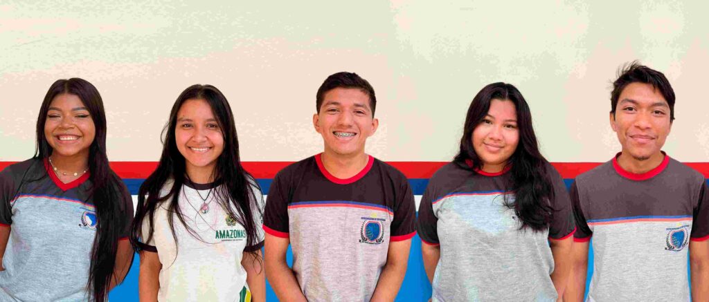 Estudantes de Itacoatiara conquistam título de Jovens Embaixadores do Oceano e garantem bolsa do CNPq 3 Educacao Alunos participantes do projeto Arquivo escola 1024x437 1