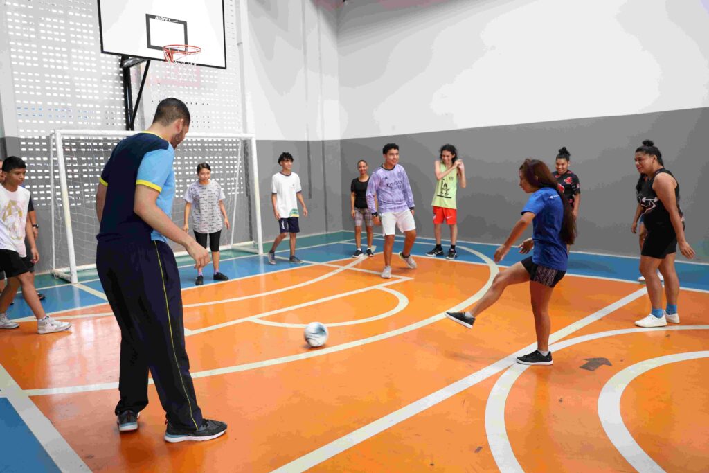 EE Augusto Carneiro investe em atividades esportivas para auxiliar o desenvolvimento de alunos surdos 2 Educacao Desporto Escolar fotos Eduardo Cavalcante seduc Am 55 1024x683 1