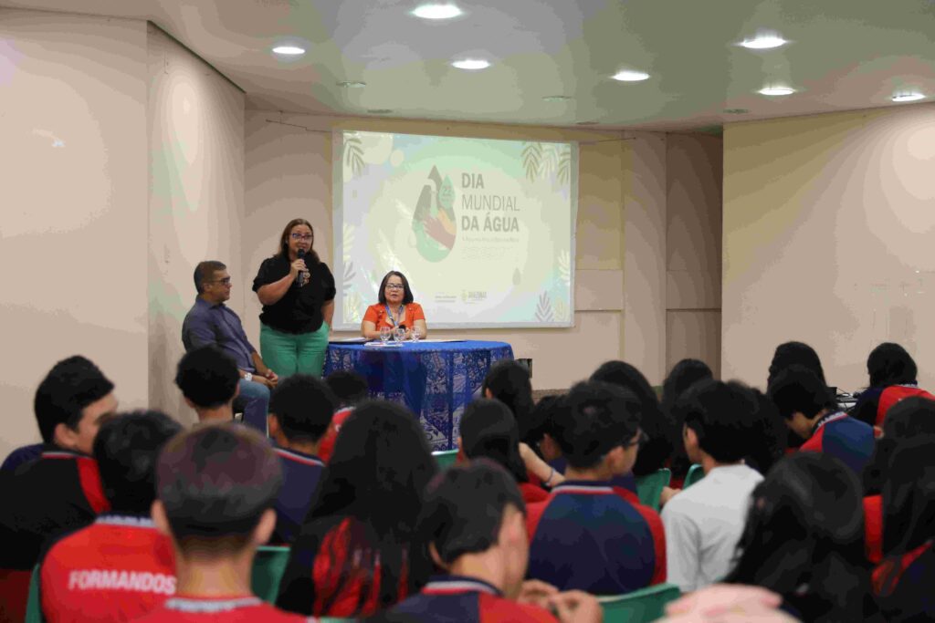 Dia Mundial da Água: Secretaria de Educação promove roda de conversa sobre conscientização e preservação 2 Educacao Palestra Dia Mundial da Agua Foto Eduardo Cavalcante Seduc Am 53 1024x683 1
