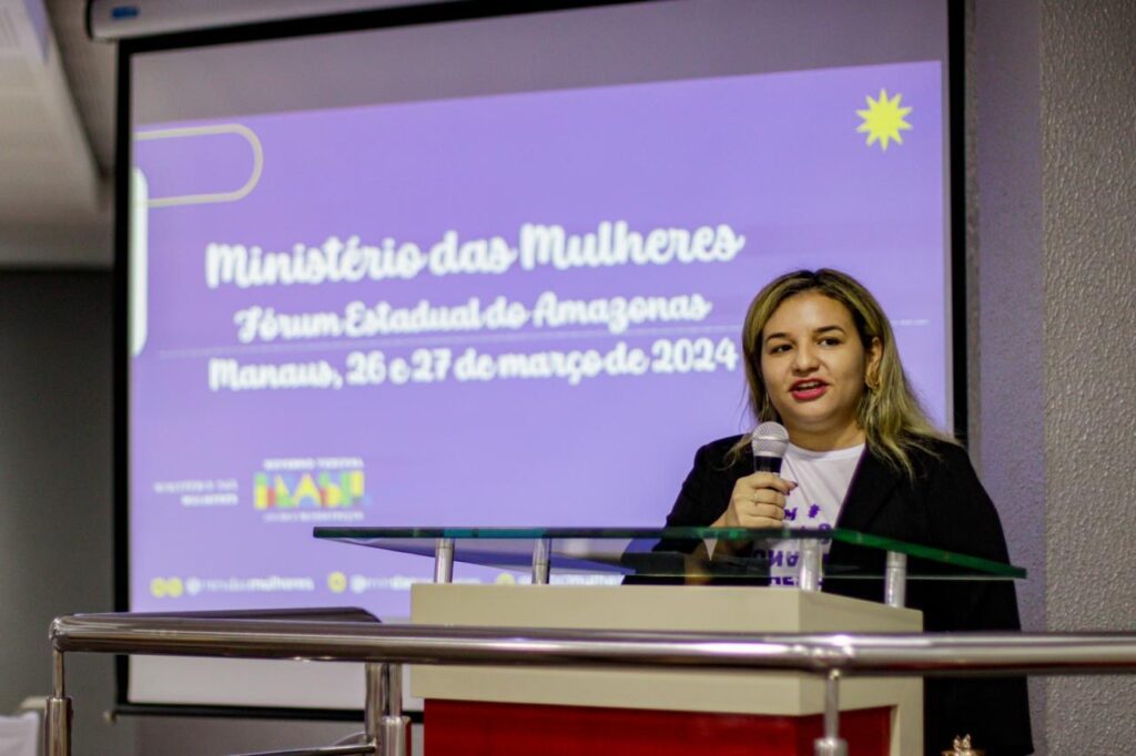 Governo do Amazonas promove o I Fórum Estadual de Políticas Públicas para as Mulheres do Amazonas 3 Jussara Pedrosa Fotos Lincoln Ferreira Sejusc 1024x682 1