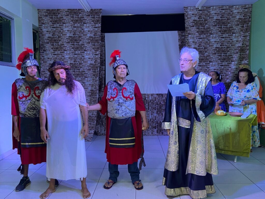 ‘Paixão de Cristo’: Grupo de Teatro da FUnATI intensifica ensaios do espetáculo teatral 5 Paixao de Cristo 3 1024x768 1