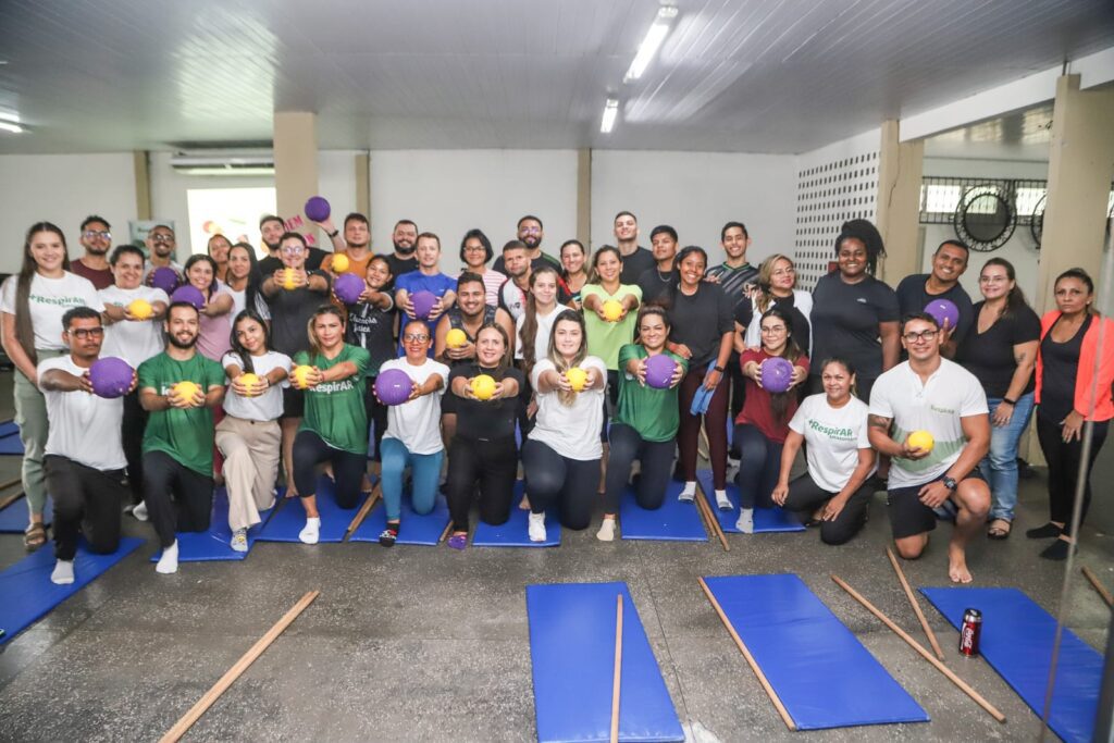 RespirAR capacita 50 profissionais em pilates solo e mobilidade articular 3 SEDEL Curso de Capacitacao RespirAR 2 FOTO Julcemar Alves Sedel 1024x683 1