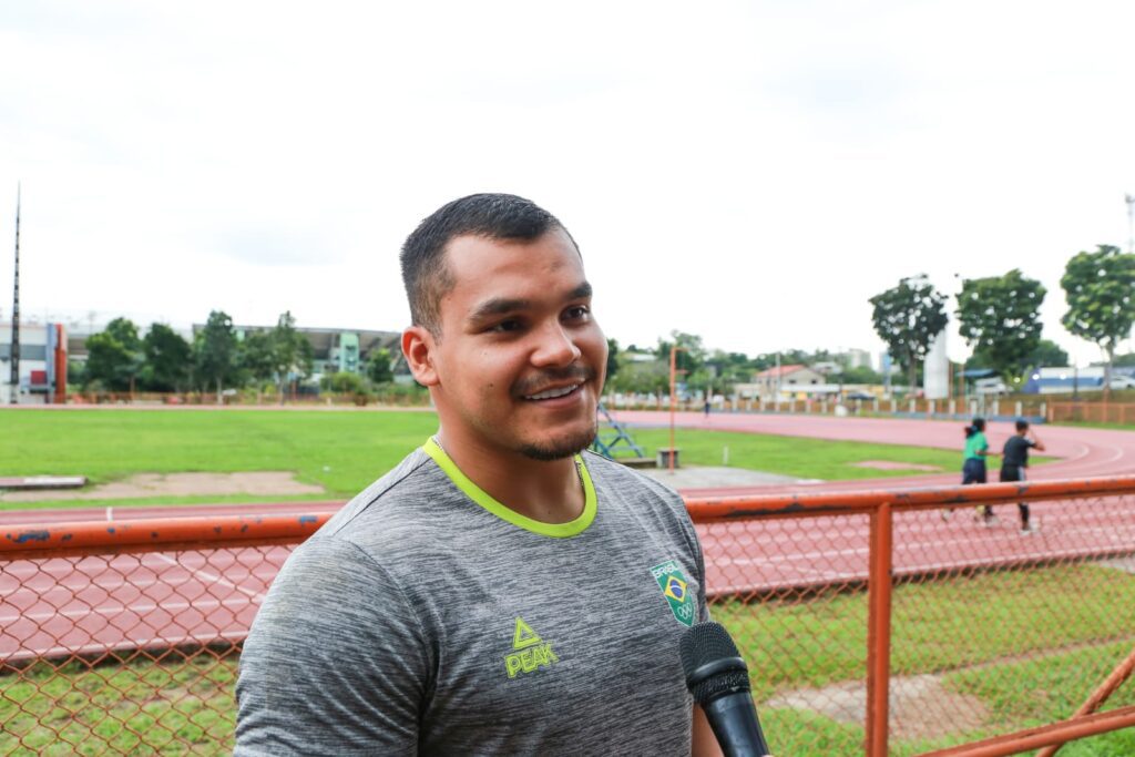 Vila Olímpica de Manaus comemora 34 anos de história do esporte e formação de atletas de destaque internacional 3 SEDEL Pedro Nunes Atleta do Lancamento de Dardo 1 FOTO Julcemar Alves Sedel 1 1024x683 1
