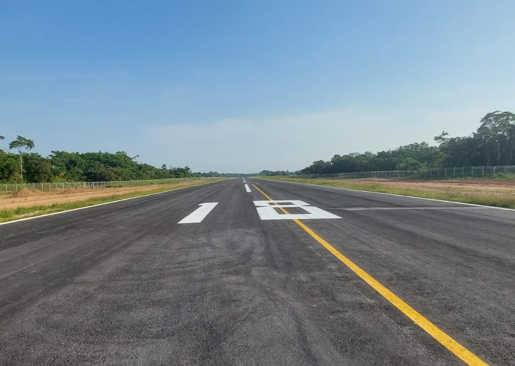 Infraestrutura: Reforma e ampliação no aeroporto de Fonte Boa alcançam 93% de execução 2 Seinfra AeoportoFonteBoa2
