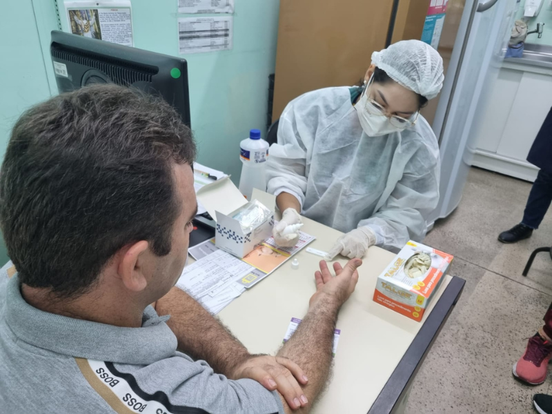 Fundação Alfredo da Matta iniciou a testagem rápida de Hanseníase 3 teste rapido de hanseniase foto arnoldo santos 3