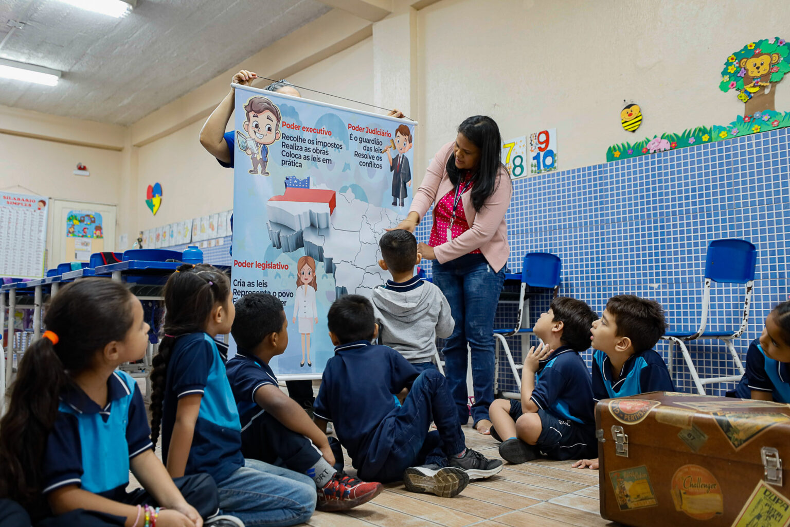 Escolas estaduais recebem o projeto E28098Cidadao de Berco voltado as criancas do ensino fundamental Foto Alberto Cesar Araujo