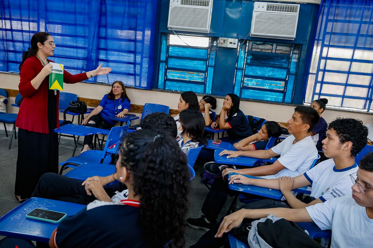 Oito escolas receberao palestras do Programa Parlamento Jovem da Aleam Foto Alberto Cesar Araujo