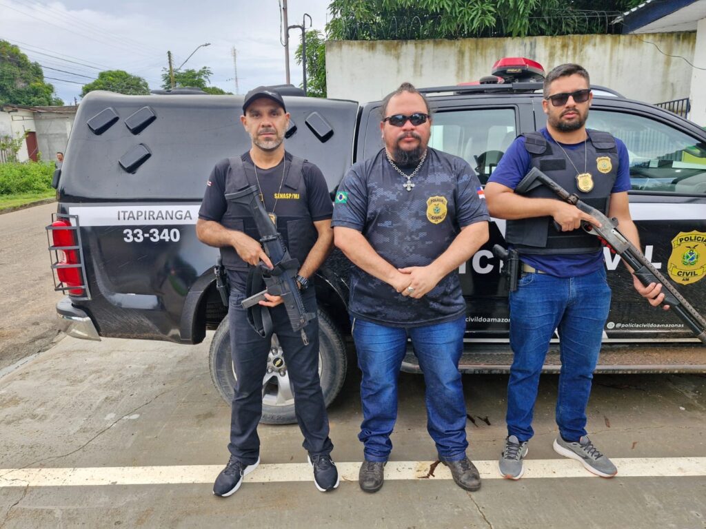 Polícia Civil do Amazonas prende homem por abusar sexualmente e engravidar a enteada de 13 anos, em Itapiranga 2 PC AM EQUIPE POLICIAL ITAPIRANGA FOTO DIVULGAC807 A771 O 1024x768 1