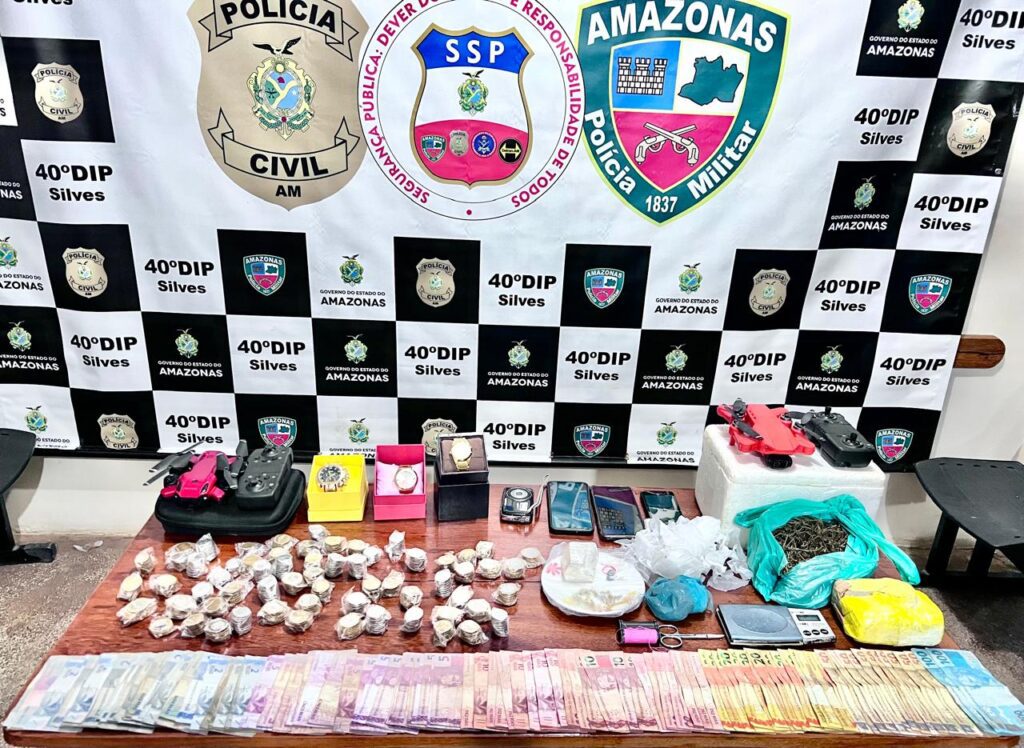 Operação Libertatis: Polícia Civil prende casal e desarticula laboratório de drogas em Silves 2 PCAM MATERIAL APREENDIDO FOTO DIVUCGACAO 1024x748 1
