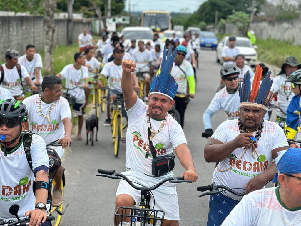 Pedala Ambiental Indígena unifica sustentabilidade e cultura dos povos originários em Manaus 2 PEDALAMBIENTALINDIGENA FEPIAM 20 04 2024 1 1024x768 1