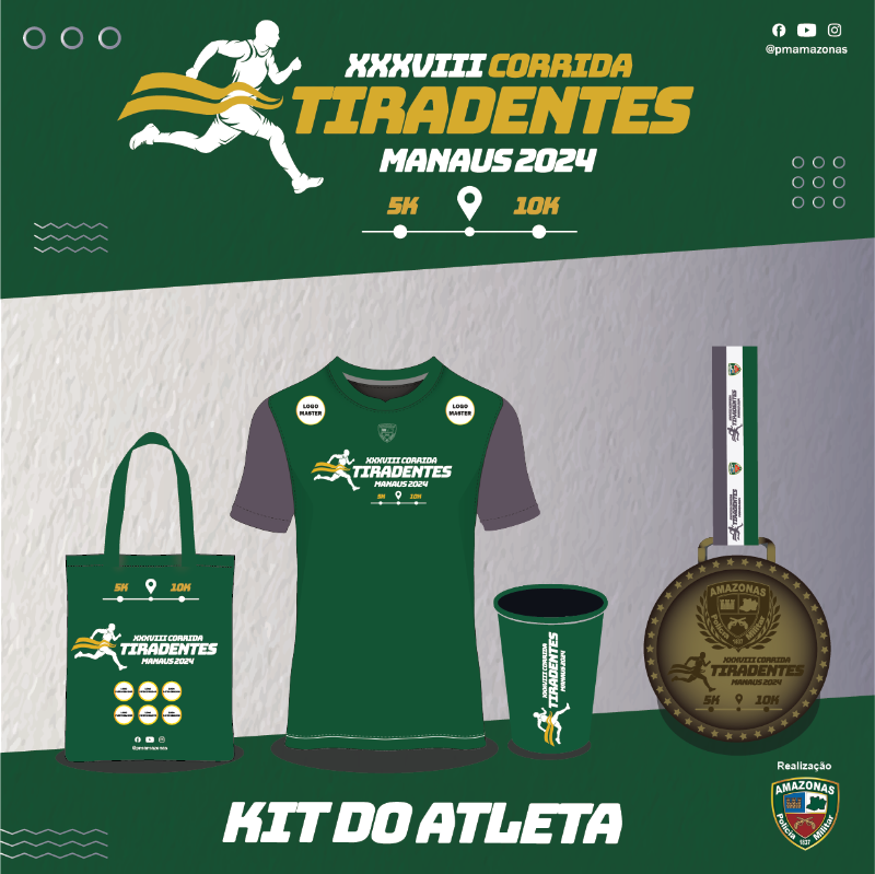 PMAM entrega kits da Corrida Tiradentes no Shopping Grande Circular 3 PMAM CORRIDA TIRADENTES