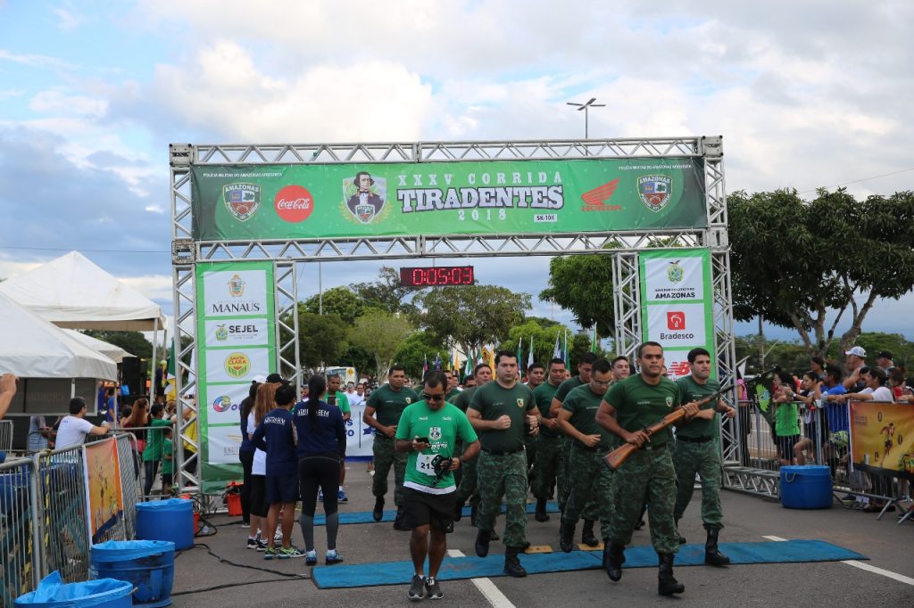 Últimos dias para as inscrições da corrida Tiradentes da Polícia Militar do Amazonas 2 PMAM CORRIDA TIRADENTES ULTIMAS INSCRICOES DIVULGACAO PMAM