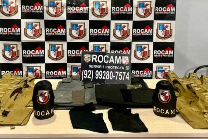 PMAM ROCAM APREENDE COLETES BALISTICOS NA ZONA NORTE FOTO DIVULGACAO PMAM 1024x468 1
