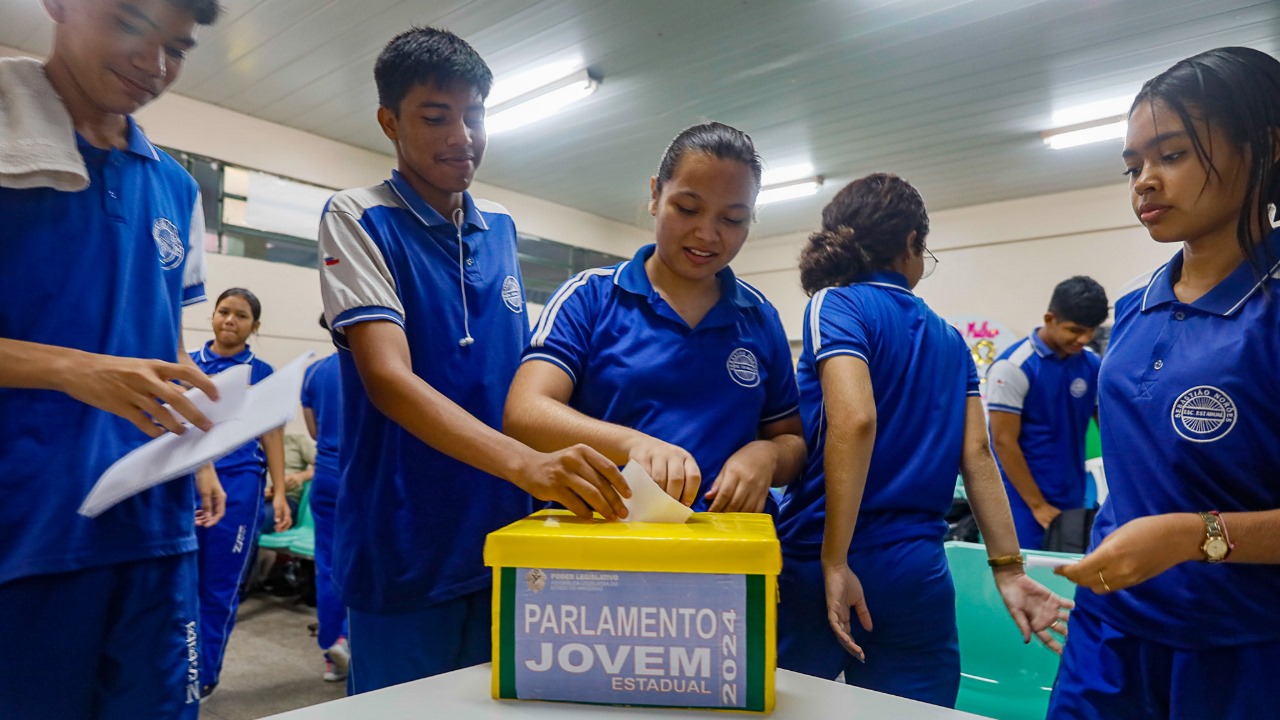 Parlamento Jovem contabiliza nove representantes das escolas eleitos Foto Alberto Cesar Araujo